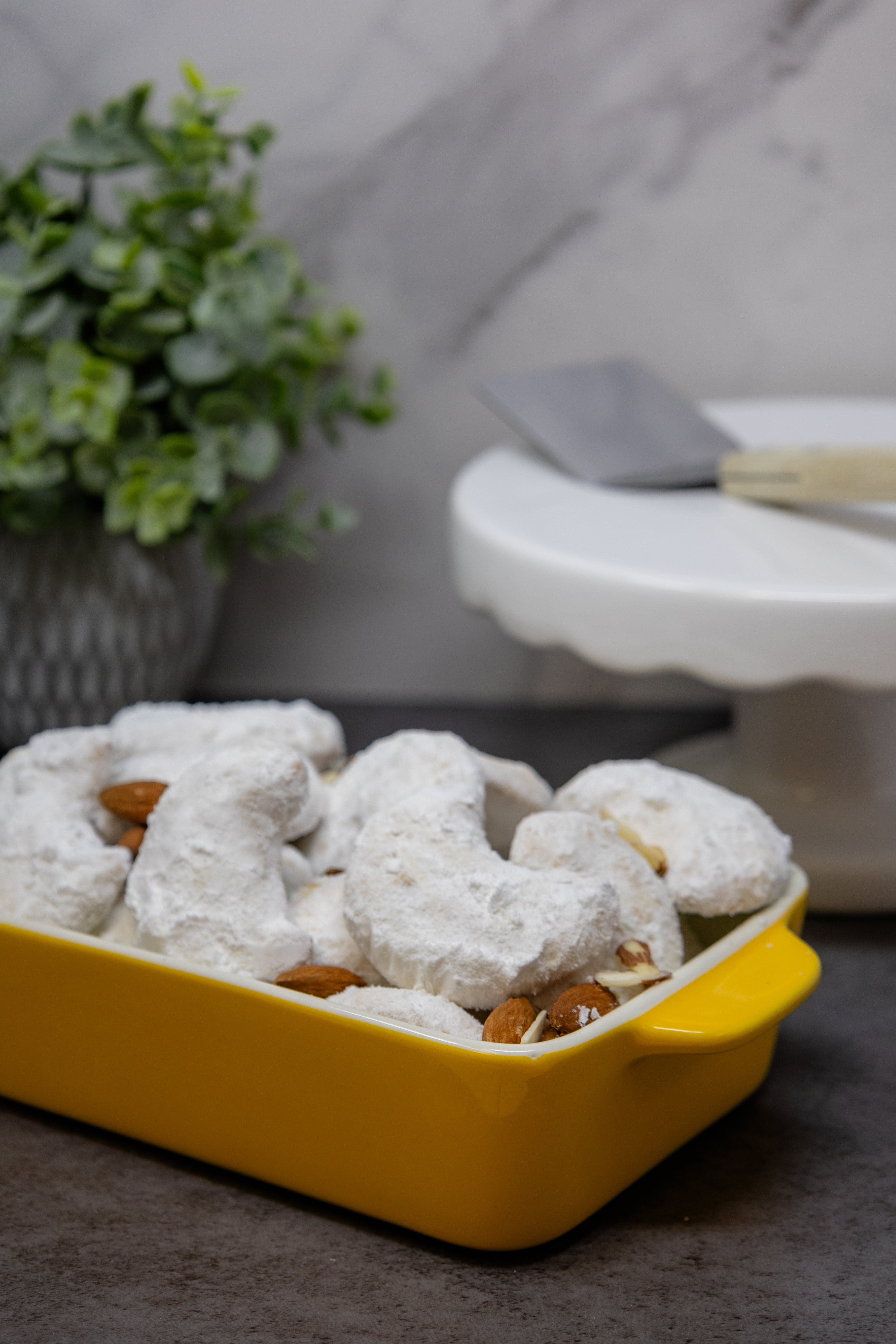 Little Dutch Boy cookies arranged with the classic tin